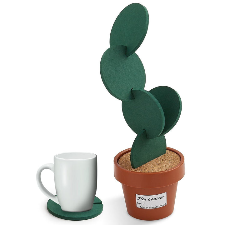 BowLift | Non-Slip Cactus Coaster Set