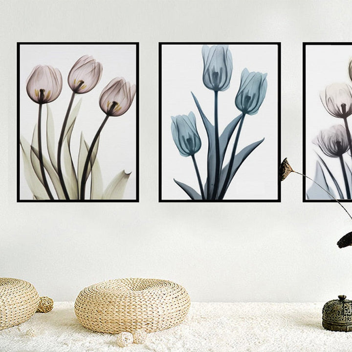 Modern Europe Tulip - Canvas Wall Art Painting | Bowlift