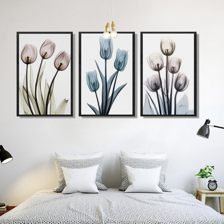 Modern Europe Tulip - Canvas Wall Art Painting | Bowlift