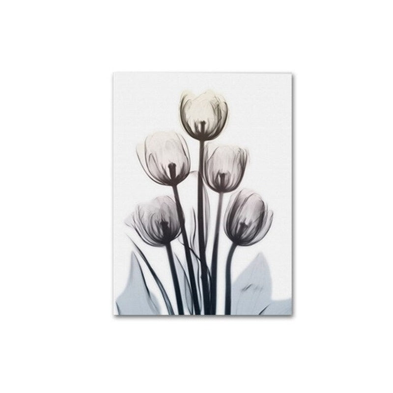 Modern Europe Tulip - Canvas Wall Art Painting | Bowlift