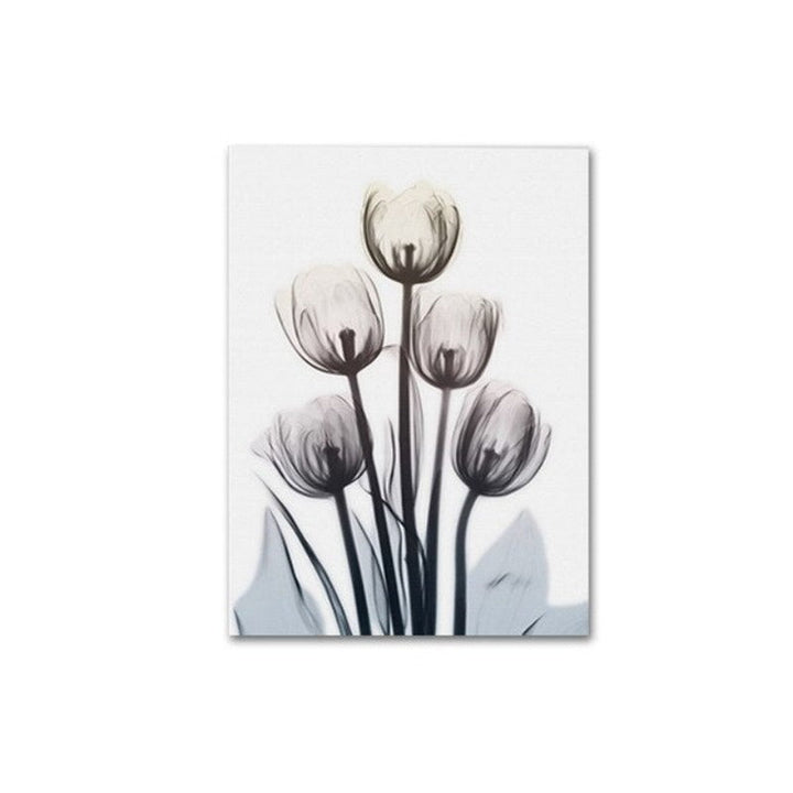Modern Europe Tulip - Canvas Wall Art Painting | Bowlift