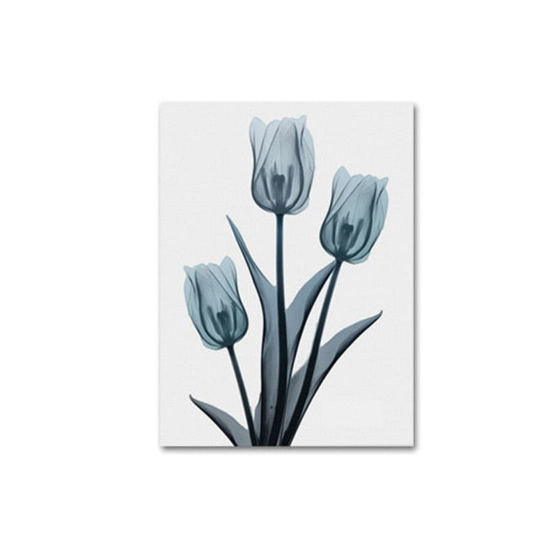 Modern Europe Tulip - Canvas Wall Art Painting | Bowlift