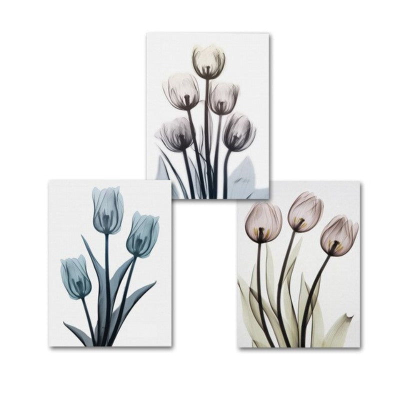 Modern Europe Tulip - Canvas Wall Art Painting | Bowlift