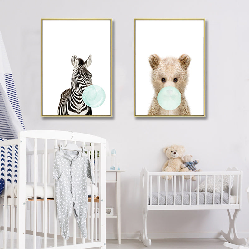 Lovely Nursery Wall Art - Canvas Wall Art Painting | Bowlift