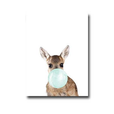 Lovely Nursery Wall Art - Canvas Wall Art Painting | Bowlift