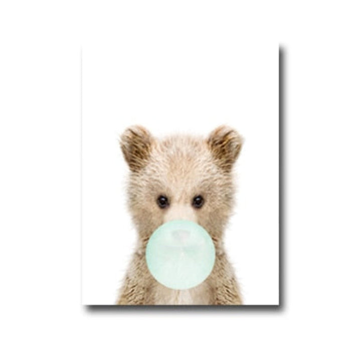 Lovely Nursery Wall Art - Canvas Wall Art Painting | Bowlift