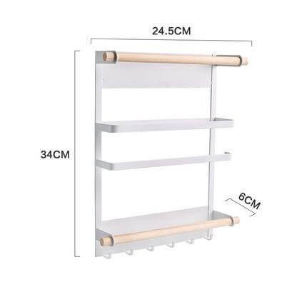 Magnetic Smart Kitchen Rack Organizer | Bowlift