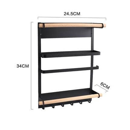 Magnetic Smart Kitchen Rack Organizer | Bowlift