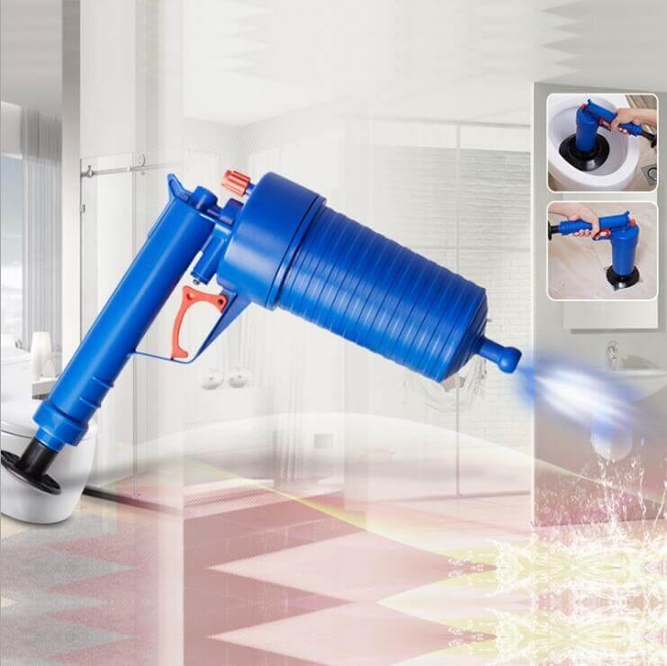 BowLift | High Pressure Air Drain Clog Remover Pump Plunger Kit