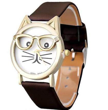 BowLift | Luxury Brand Women Clock Cute Glasses Cat Watches