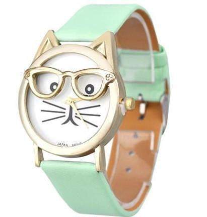 BowLift | Luxury Brand Women Clock Cute Glasses Cat Watches