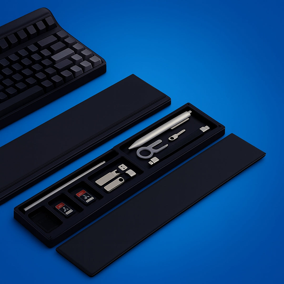 Ergonomic Cushion Support – Non-Slip Pad with Storage Box – Office Productivity & Comfort Bowlift