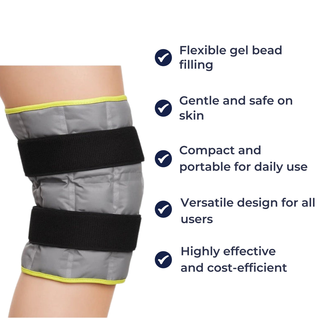 Cold Therapy – Flexible Gel Bead Wrap – Reduces Swelling – Relieves Pain – Speeds Injury Recovery Bowlift