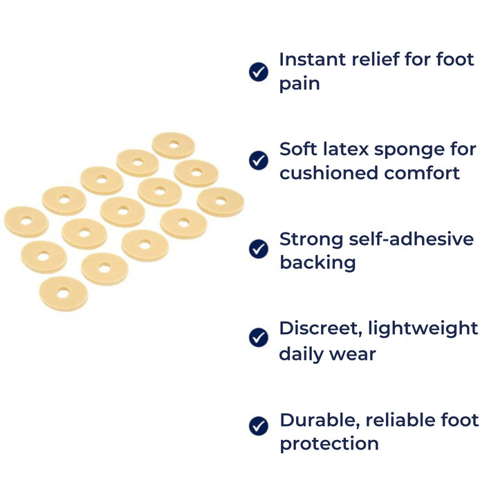 Instant Pain Relief – Cushioned Self-Adhesive Foam – Protects Feet from Rubbing & Pressure All Day Bowlift