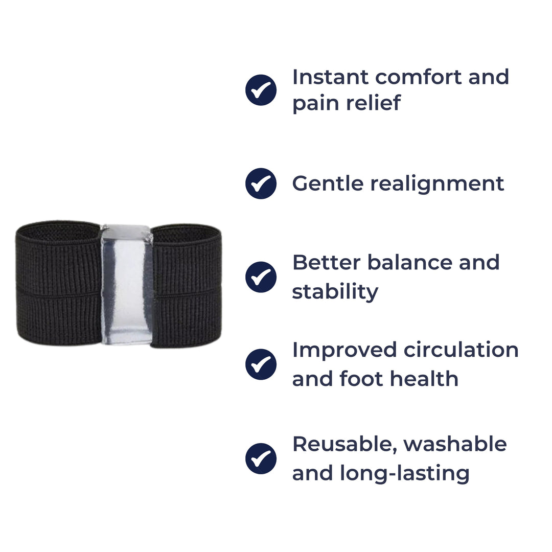 Bunion & Overlapping Toe Relief – Soft Flexible Gel Design – Daily Shoe Comfort Bowlift