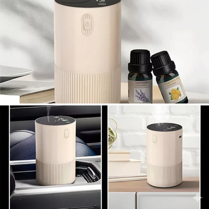 Rechargeable Quiet Mist – 10 ml Silent Timer – Relaxing Aromatherapy for Sleep Stress Relief Office Travel Bowlift