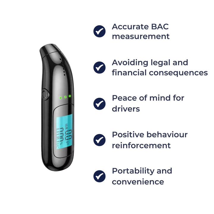 Morning-after Alcohol Tester – Portable LCD Screen – Safe for UK Drivers Bowlift