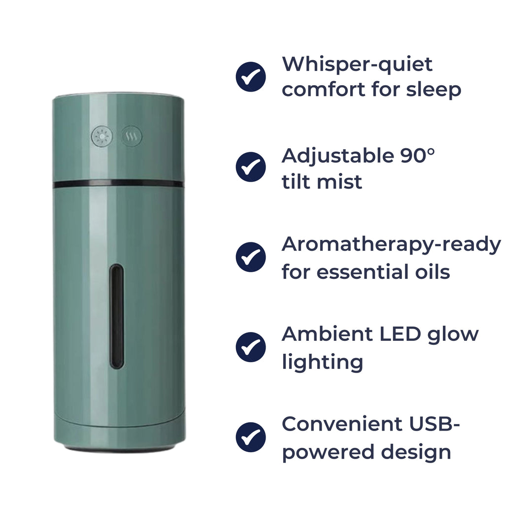 Ultra Quiet – 90° Tilt Rotation – Relieves Dry Air & Enhances Sleep in Bedroom or Office Bowlift