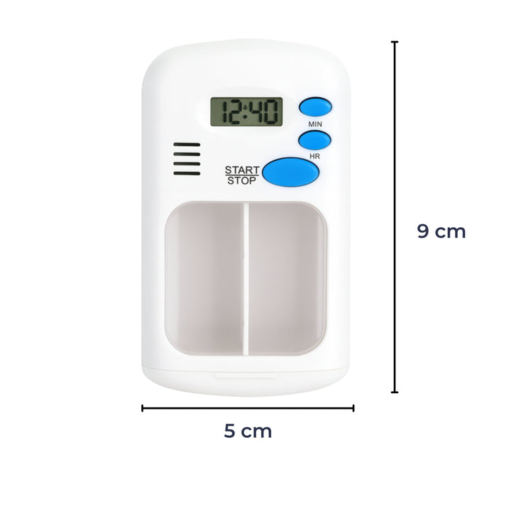 Medication Reminder with Timer – Portable & Easy to Use – Daily Health Support Bowlift