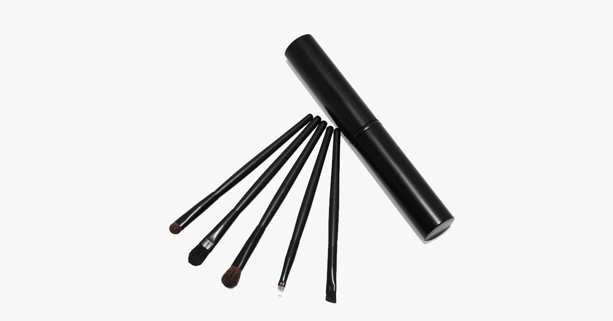 BowLift | 5-piece professional eyeshadow brush set, perfect for blending eyeshadow - soft bristles provide you with professional results!