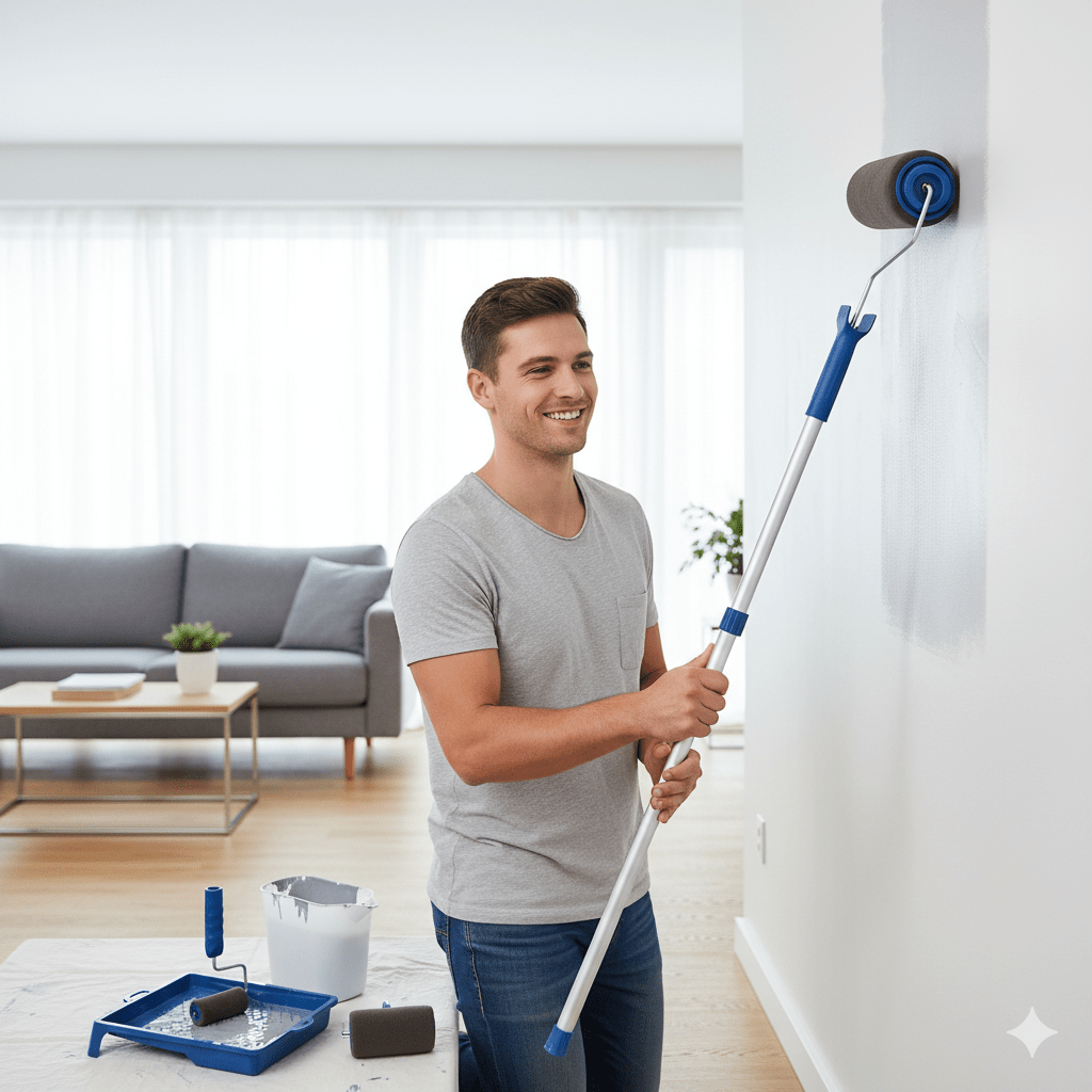 BowLift | PROFIPRO – 8-in-1 Refillable Painting System for Quick & Mess-Free Wall Makeovers