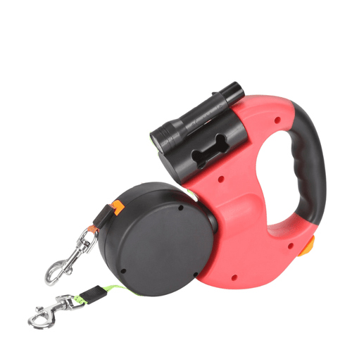 BowLift | PROPET DUO – Dual Retractable Dog Leash with LED Flashlight