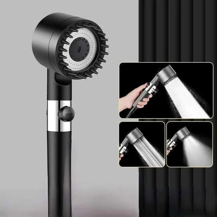 BowLift | RelaxationRain - Stylish Massage Shower Head