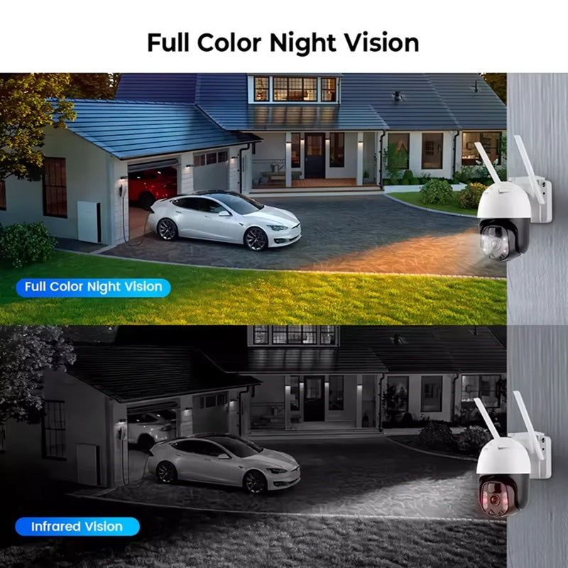 BowLift | 2K Solar-Powered WIFI PTZ Camera with Auto-Tracking & Night Vision