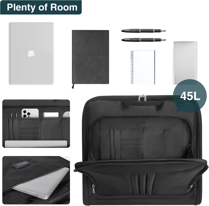 Foldable Waterproof Travel Garment Bag – Carry-On Suit Organizer with Strap | Bowlift