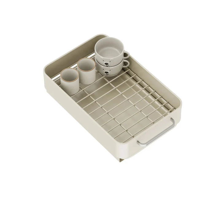 Pull-Out Dish Rack Sliding Drawer Drying Rack and Cabinet Organizer | Bowlift