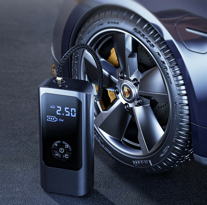 PowerPump Wireless Air Compressor – 150 PSI Tire Pump with Digital Display & LED | Bowlift