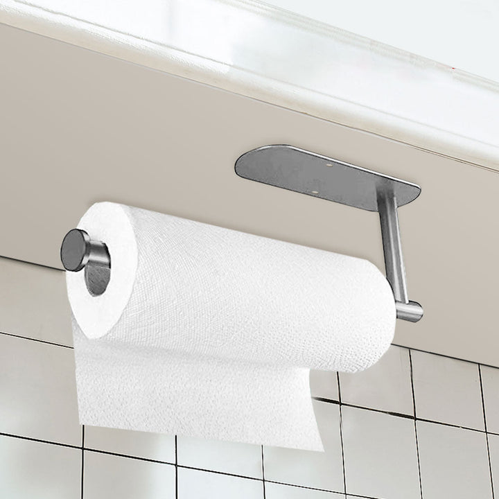 Punch-free Paper Towel Holder Stainless Steel Kitchen Tissue Hanger | Bowlift