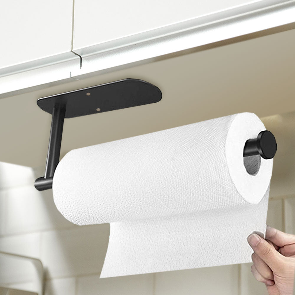 Punch-free Paper Towel Holder Stainless Steel Kitchen Tissue Hanger | Bowlift