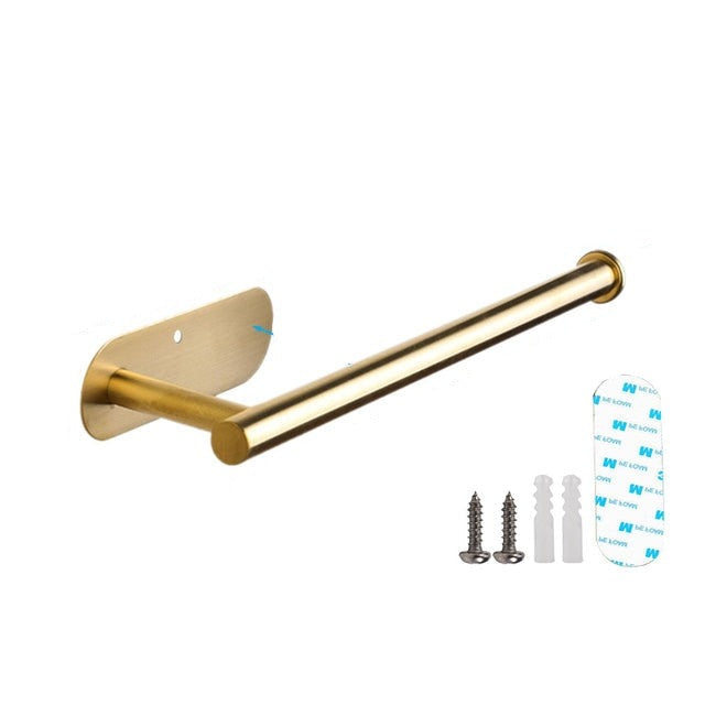 Punch-free Paper Towel Holder Stainless Steel Kitchen Tissue Hanger | Bowlift
