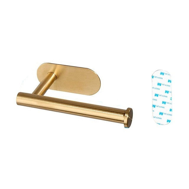 Punch-free Paper Towel Holder Stainless Steel Kitchen Tissue Hanger | Bowlift
