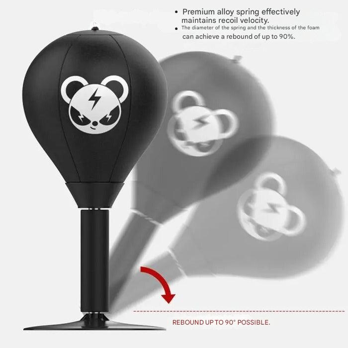 BowLift | Punching Ball with Powerful Suction Base - PowerStrike