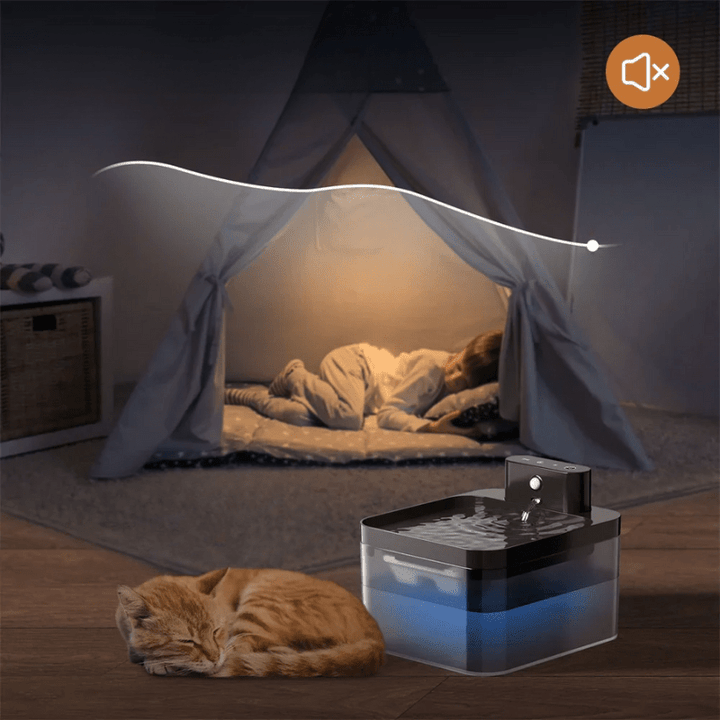BowLift | PUREFLOW Fountain – Smart Cat Water Fountain with Motion Sensor & Filtration