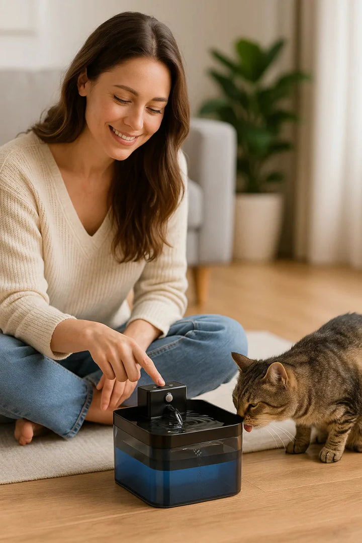 BowLift | PUREFLOW Fountain – Smart Cat Water Fountain with Motion Sensor & Filtration