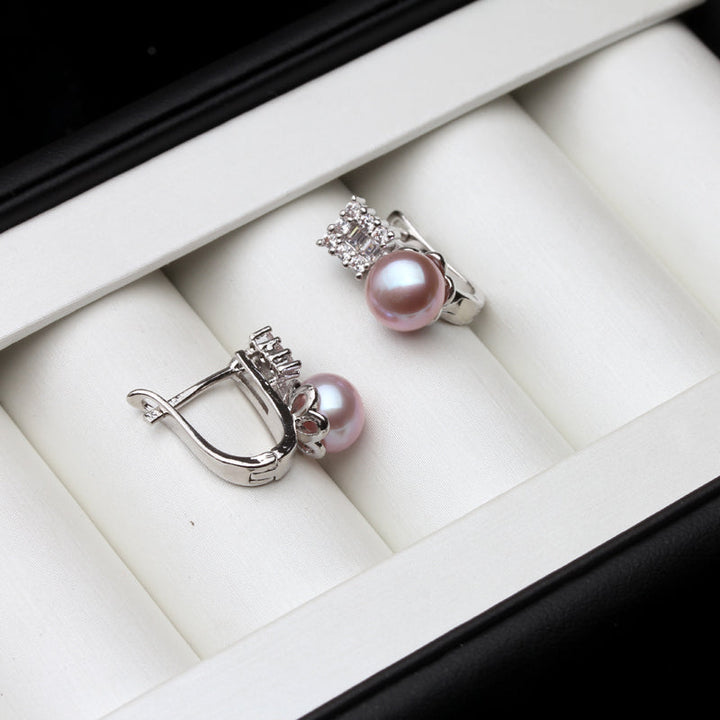 BowLift | Fashion Natural freshwater black pearl ear clip