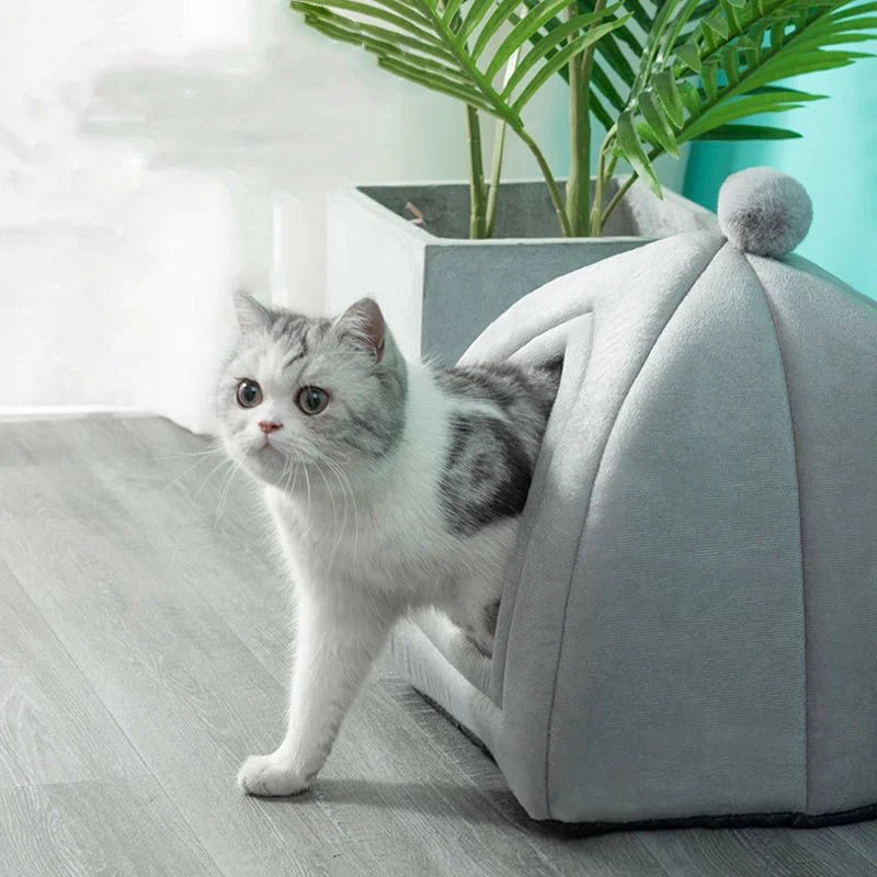 Purrfect • Hut Cat Bed - Hut Cat Bed - BowLift