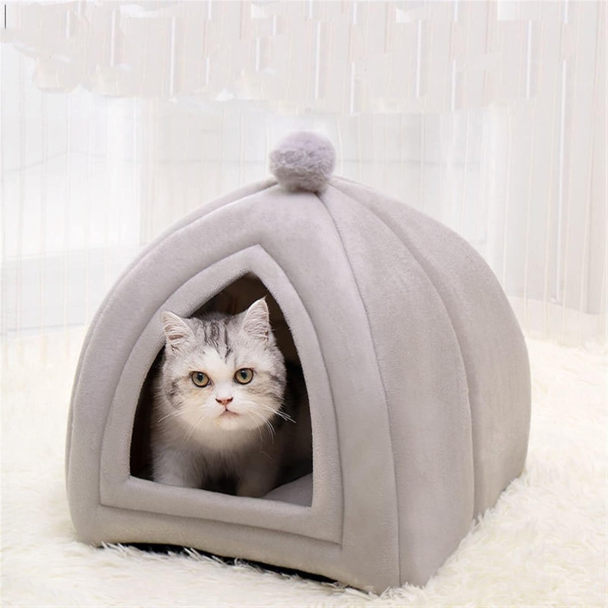 Purrfect • Hut Cat Bed - Hut Cat Bed - BowLift