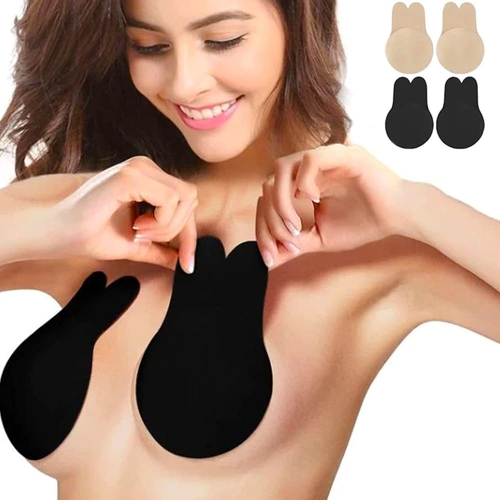BowLift | Invisible Push-up Bra without Straps – Self-adhesive Silicone Cups