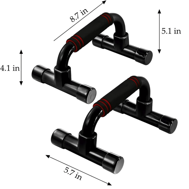 BowLift | Pushmaster Ergonomic Push-Up Bars – Wrist-Friendly, Non-Slip Pushup Handles for Deeper Workouts – Portable & Durable for Home or Gym Training