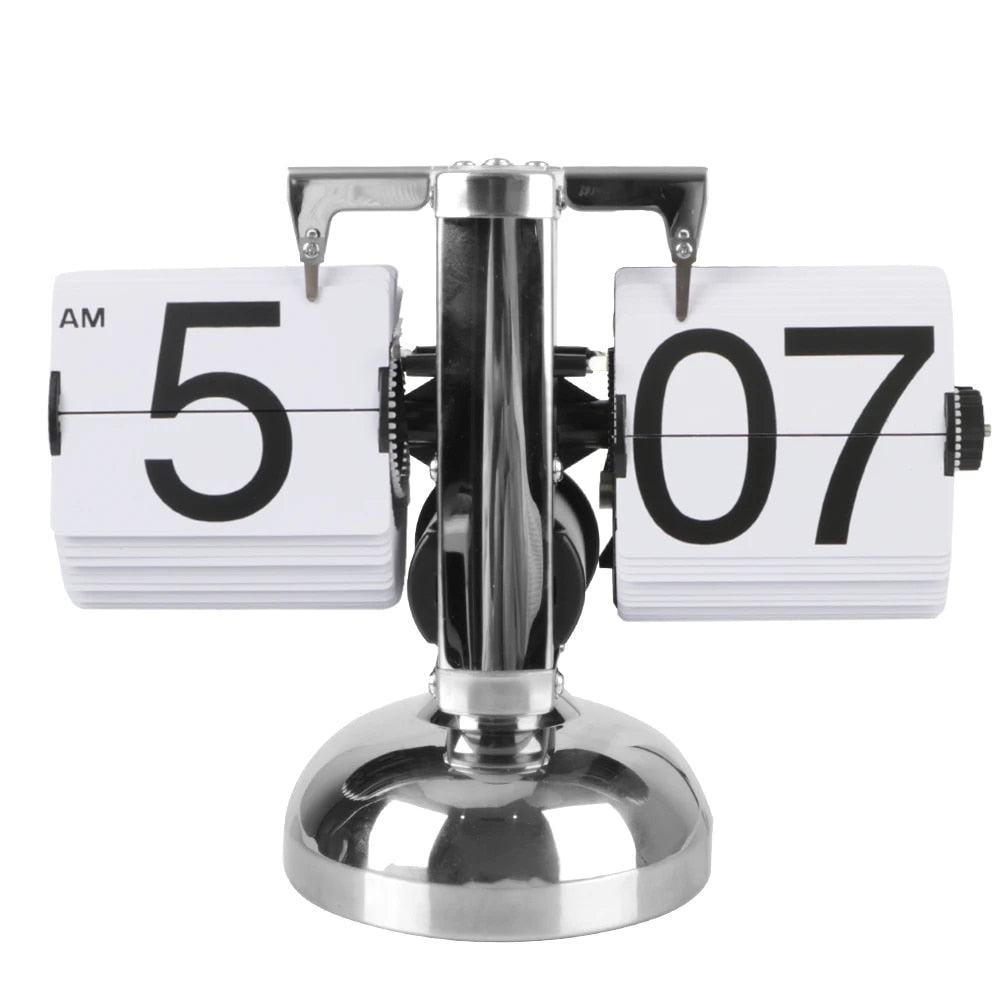 Retro Flip Clock with Automatic Turning Element | Bowlift