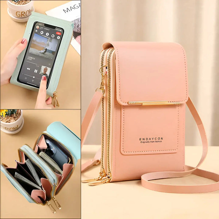 Trendy Leather Anti-Theft Women's Shoulder Bag - SecureStyle | Bowlift