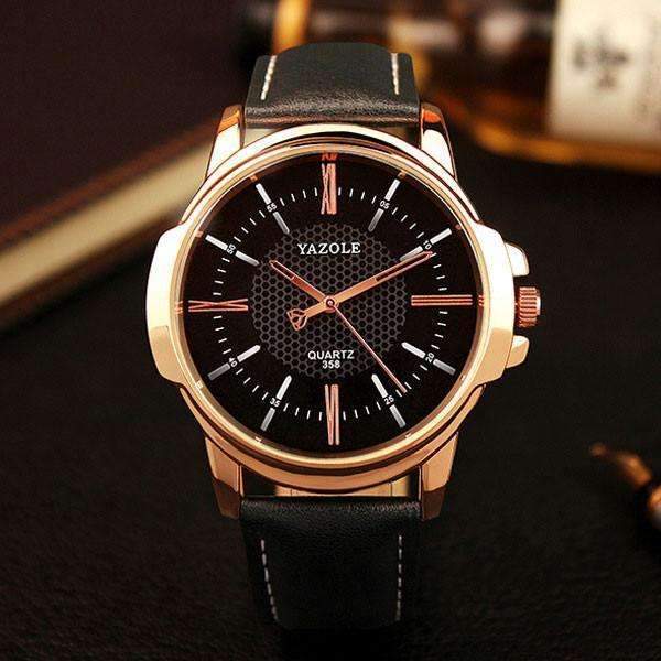 BowLift | Watch Men Golden Wristwatch Quartz