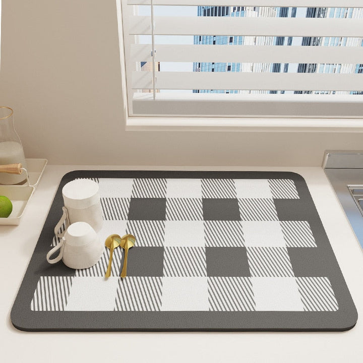 Quick Drying Kitchen Absorbent Drained Placemat Drying Mat for Table | Bowlift