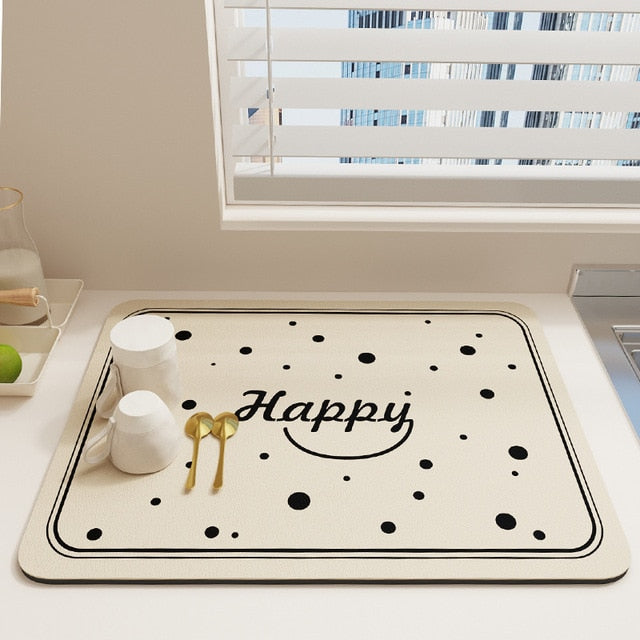 Quick Drying Kitchen Absorbent Drained Placemat Drying Mat for Table | Bowlift