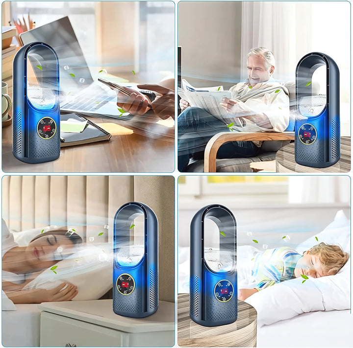 BowLift | Air Cooler Bladeless Portable Quiet Fan Unit