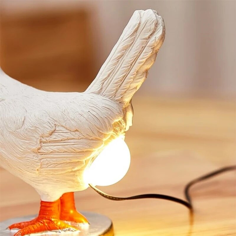 BowLift | Decorative Table Lamp in Chicken Shape with Soft LED Light